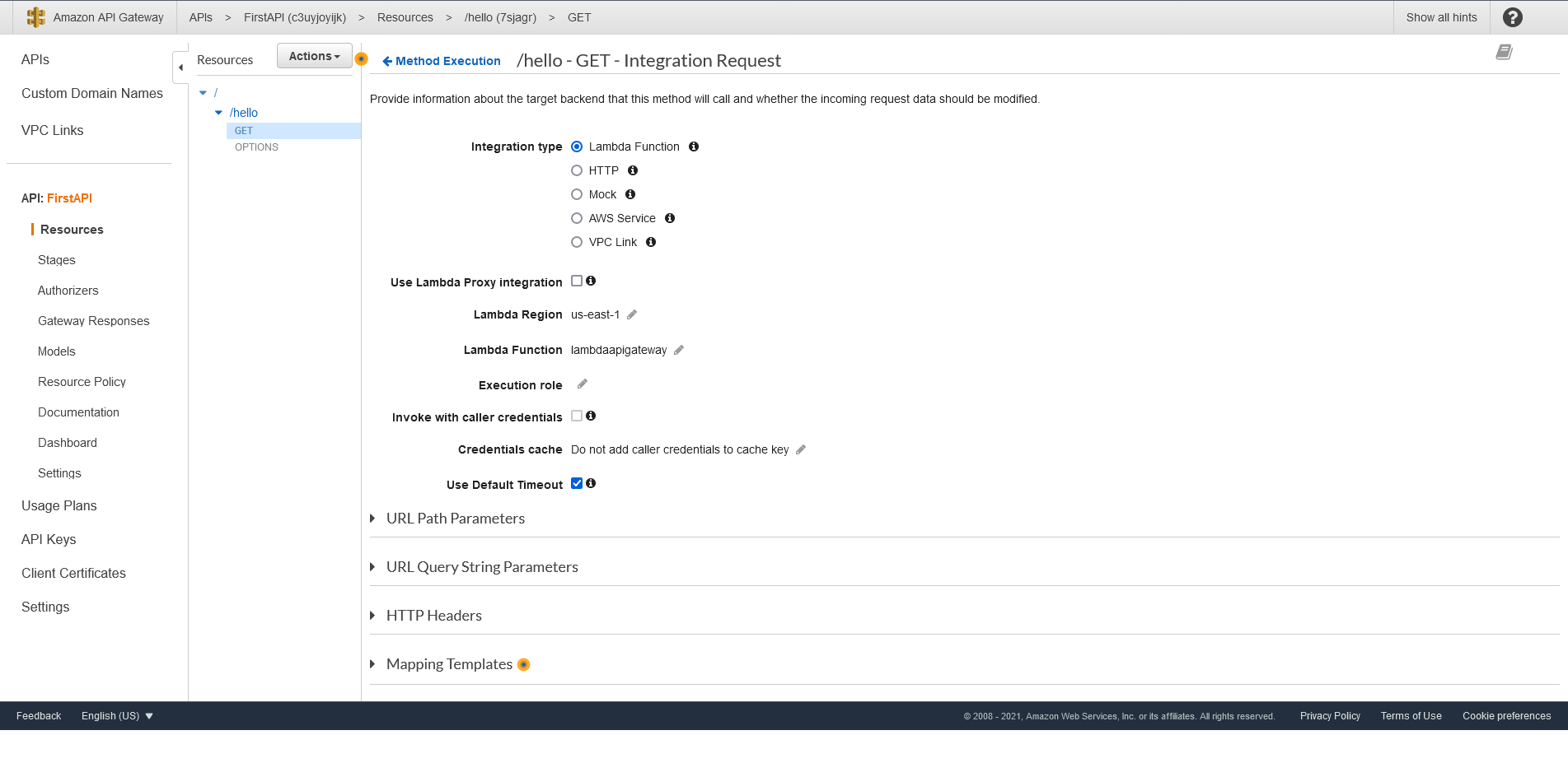 AWS API Gateway - konfiguracja bramki API