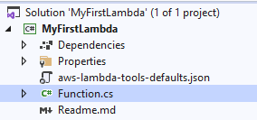 AWS Lambda: pierwszy projekt