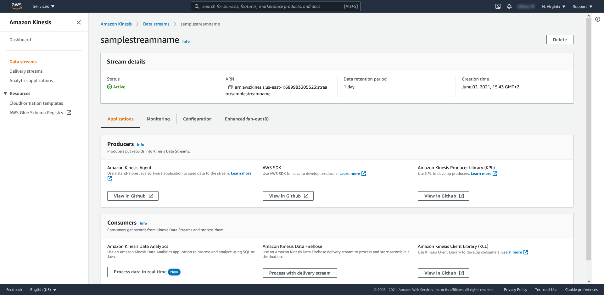 AWS Kinesis: dodawanie danych do strumienia