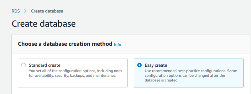 AWS: Relational Database Service