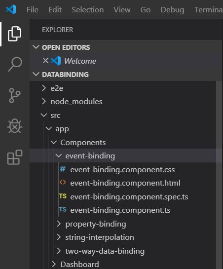 Komponent dla Event Binding