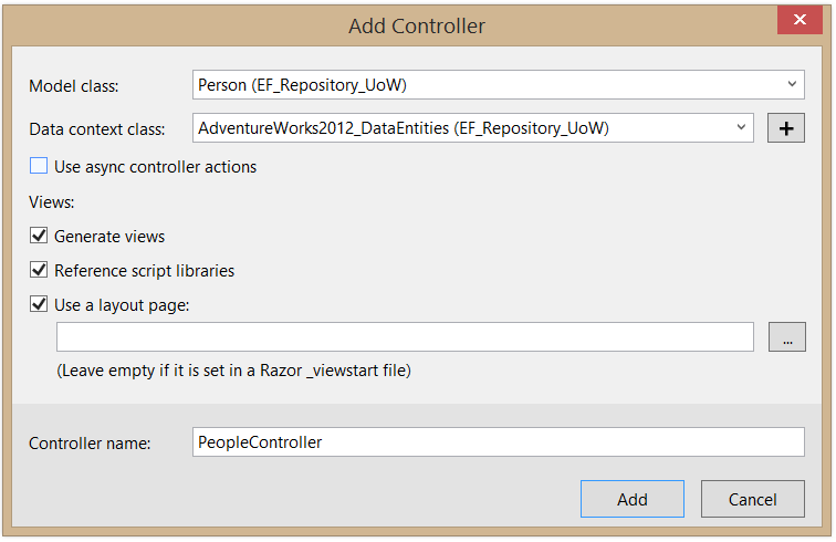 Entity Framework - dostęp do danych z bazy danych