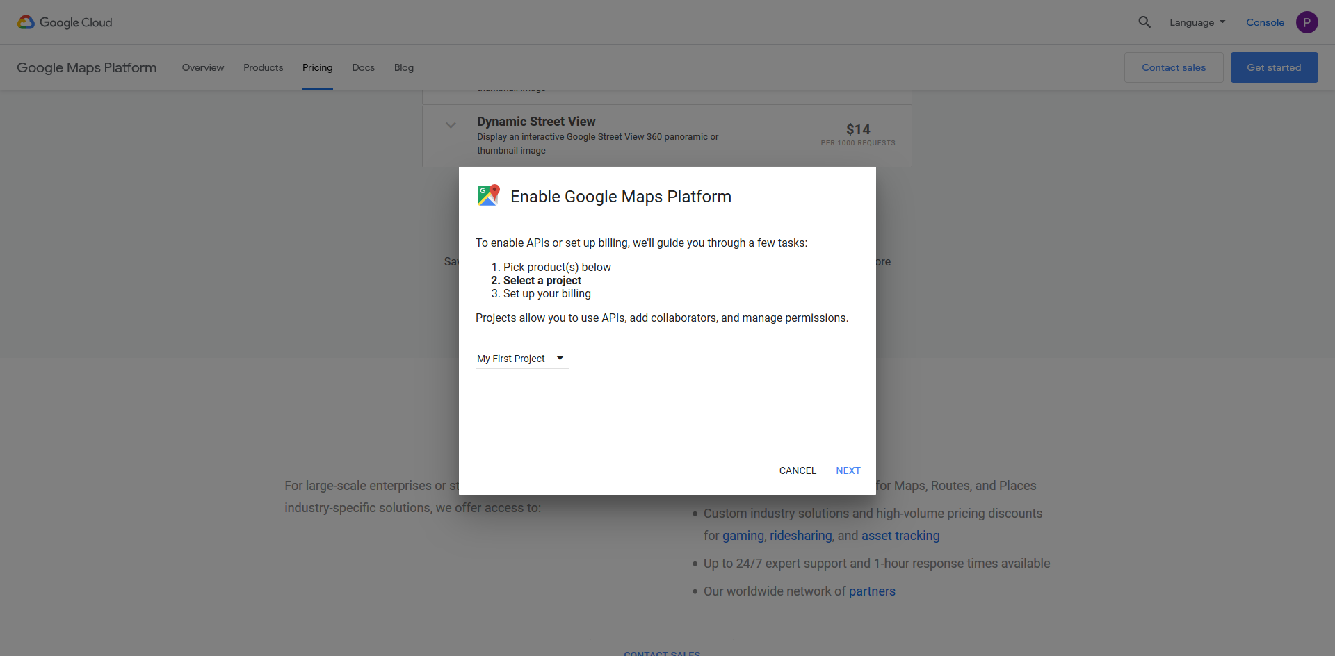 Google Clod Platform: konfiguracja