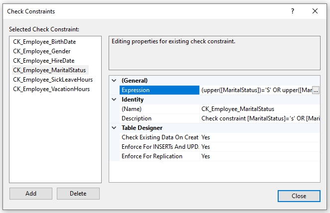 SQL: ograniczenia