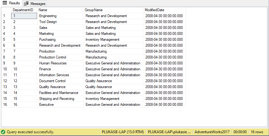 SQL - INSERT