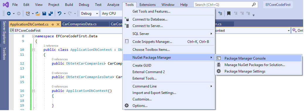 NuGet Package Manager